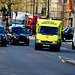 England 2016 – London ambulance pushing through trafﬁc