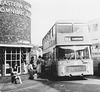 Eastern Counties VR194 (TEX 404R) Bury St. Edmunds bus stn - Aug 1979