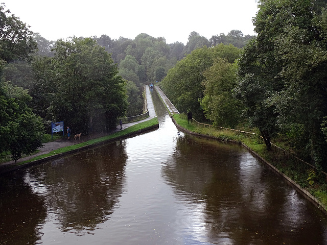 Chirk aqueduct looking south east