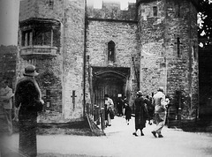 Bishop's Palace entrance - Wells Cathedral late 1930s