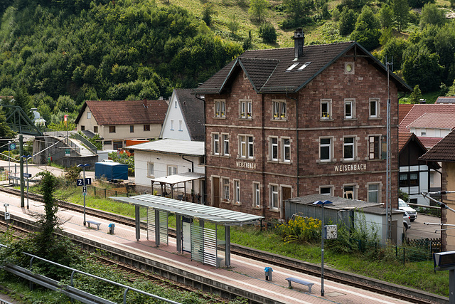 Bahnhof Weisenbach - wie auf einer Modellbahn