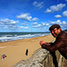 FR - Cabourg - me, on the Promenade Marcel Proust