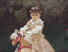 Detail of Jean Monet on his Hobby Horse by Monet in the Metropolitan Museum of Art, July 2018