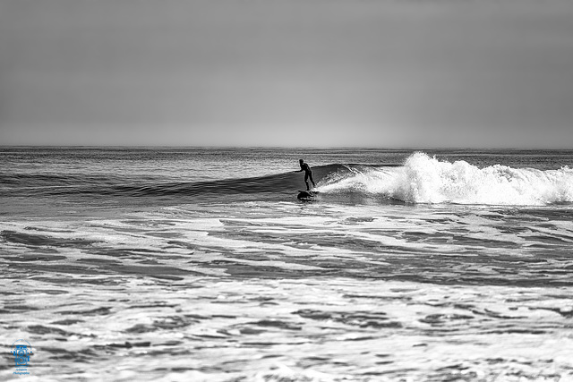 Surfer at Monmouth Beach