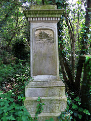 abney park cemetery, london,memorial to two orfeur brothers lost at sea 1856 and 1862