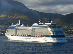Celebrity Silhouette leaving Basseterre (2) - 12 March 2019