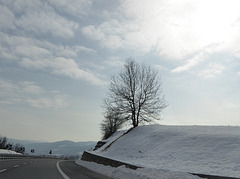 neve in basso Piemonte