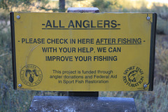 Sign at Spooner Lake