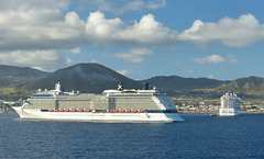 Celebrity Silhouette leaving Basseterre (4) - 12 March 2019