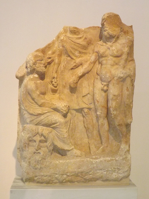 Votive Relief Probably from the Metroon at Agra in the National Archaeological Museum of Athens, May 2014