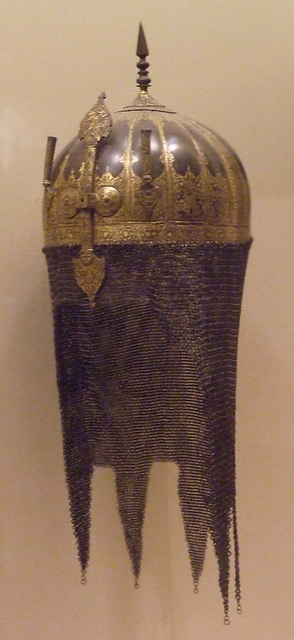 Mughal Helmet in the Metropolitan Museum of Art, April 2011