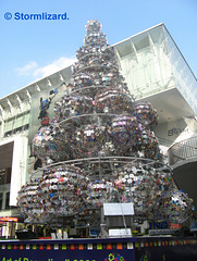 CD and DVD Geek tree Bangkok Christmas 2008