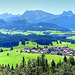 Allgäuer und Tiroler Berge. ©UdoSm