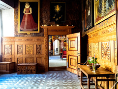 Interiors of the Gripsholm castle (Gripsholms Slott), Mariefred, Sweden