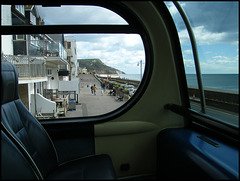 bus at Seaton seafront