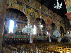 Kunst über Kunst in der Kirche der Verkündigung der Heiligen Jungfrau Maria in Rhodos Stadt