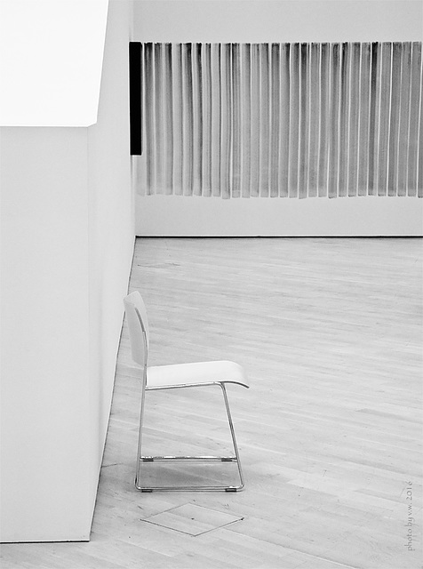 white chair in the corner VII