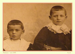 Mon G-Père Maternel, Jacques Berthelot & son cousin Robert Cardinaud, vers 1905