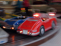 Panning Karussell-Autos
