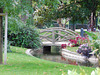 Footbridge in the Public Garden of Vienne, October 2022