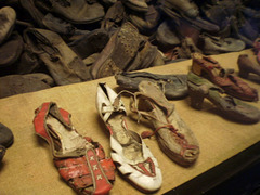Shoes of the victims of gas chambers.