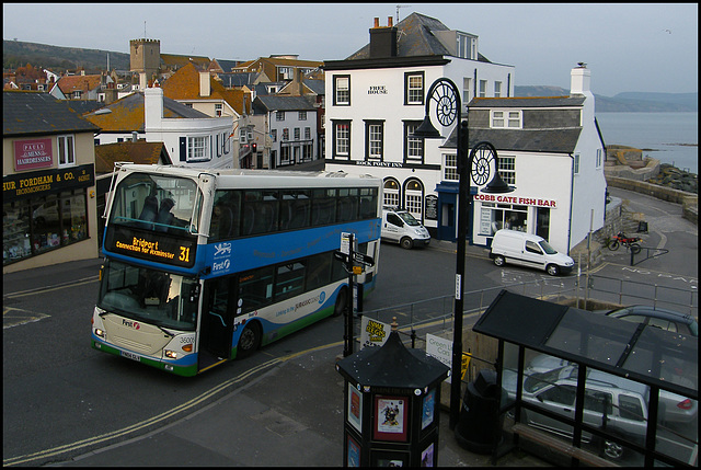 Lyme Regis bus stop