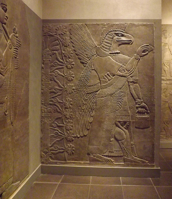 Assyrian Genie Relief in the Metropolitan Museum of Art, September 2015