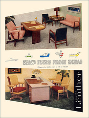 Leather Furniture Ad, c1955