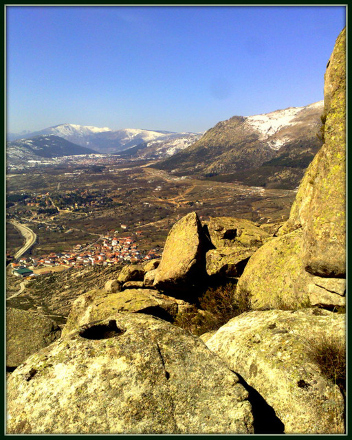 Valdemanco from the ridge