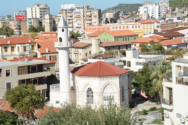 Albania, Vlorë, Neshat Pasha Mosque (Red Mosque)