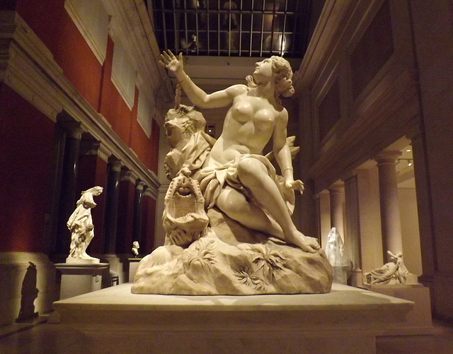 Andromeda and the Sea Monster by Domenico Guidi in the Metropolitan Museum of Art, February 2014