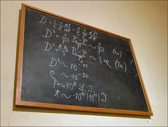 Einstein's blackboard