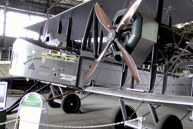 IMGA0009a Spirit of Brooklands - Brooklands Museum historic aircraft hanger