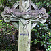 abney park cemetery, london,early c20 cross