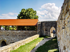 Burg Herzberg, Blick zum Rittersaalturm