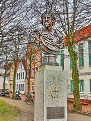 Glückstadt, Denkmal für den Gründer
