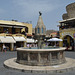 Castellania Fountain on Ippokratous Square in the Old Town of Rhodes