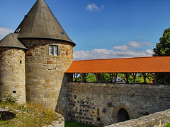 Burg Herzberg, Gerichtsturm und Wehrgang