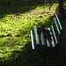 bench in the shadow