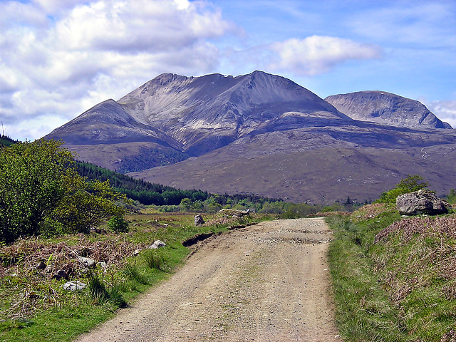 Beinn Eighe from The Heights of Kinlochewe May 2004