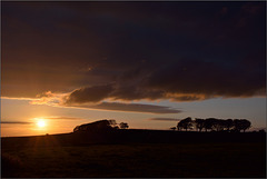A sunset from Cumbria