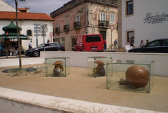 Public display of local ceramic.