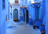 Blue courtyard