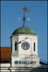 Barclays cupola clock