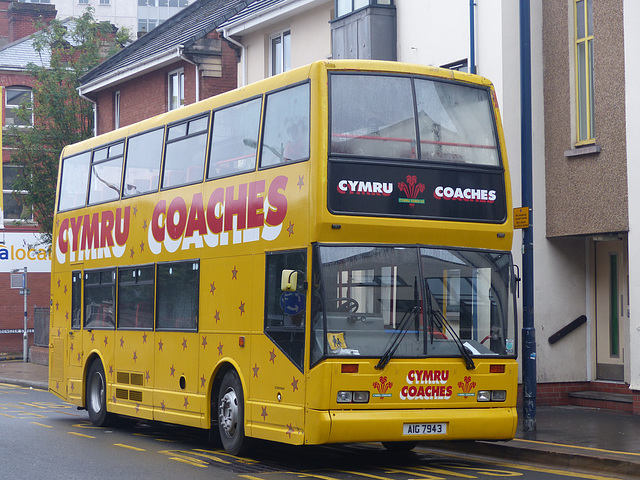 Cymru Coaches AIG7943 in Swansea - 26 June 2015