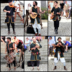 The sextet was almost Medieval, at Obidos Fair