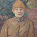 Detail of The Streetwalker by Toulouse-Lautrec in the Metropolitan Museum of Art, May 2011