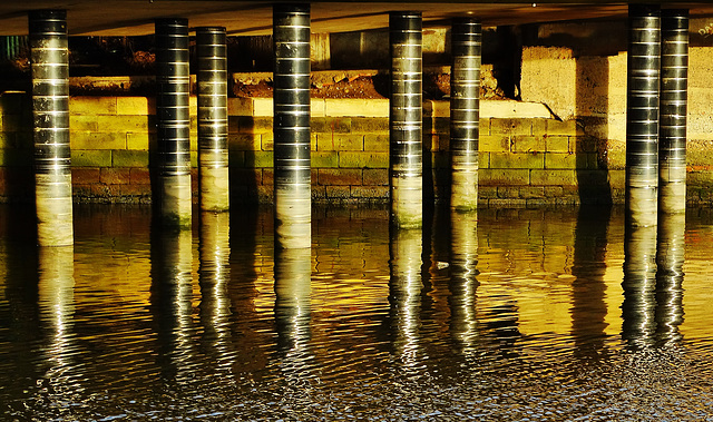 Under The Bridge. Above The Water.Under. Gold And Beyond