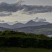 The mountains of Arran at dusk