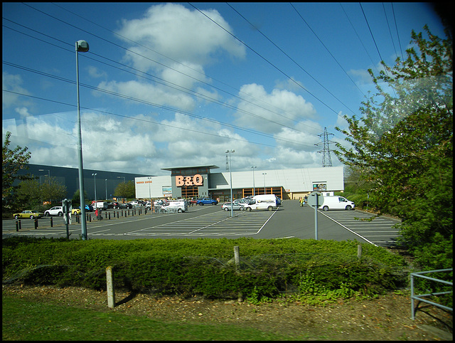 clouds over B&Q